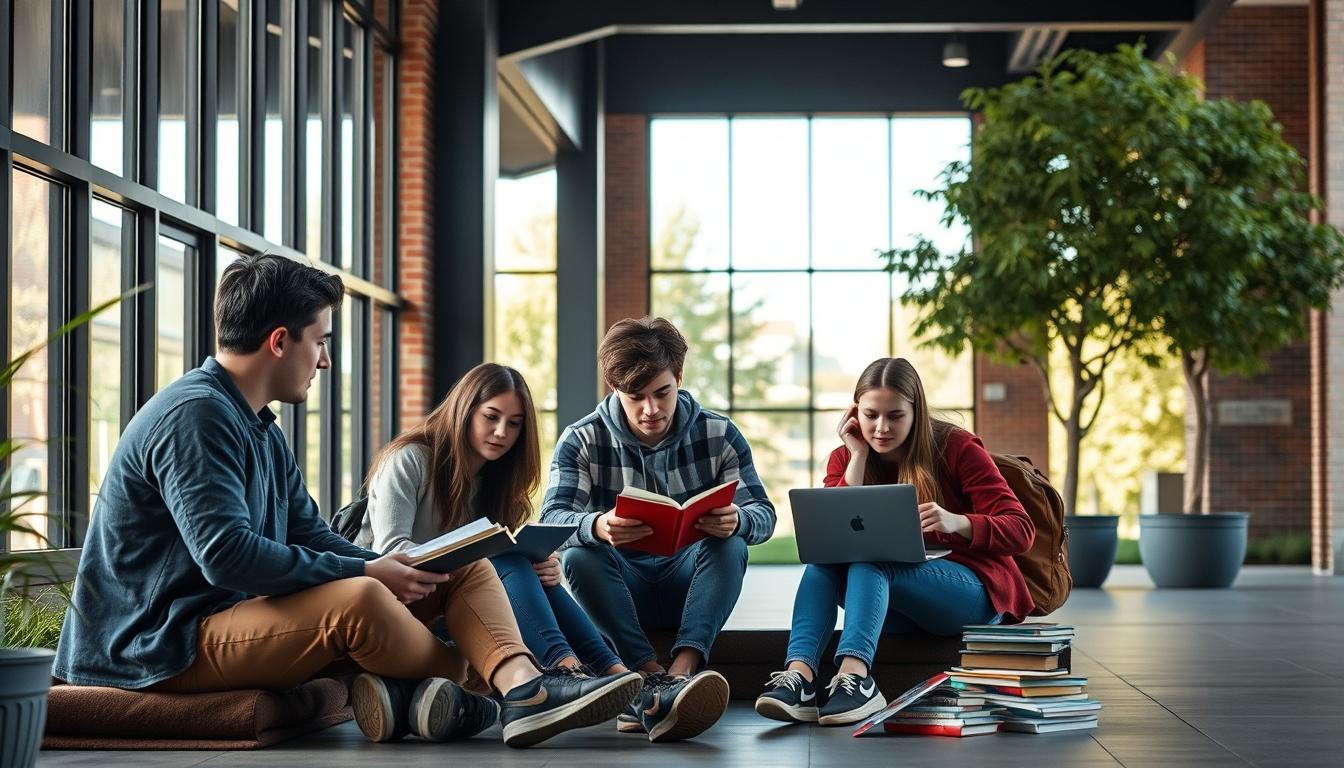 Digital learning platform with online study materials